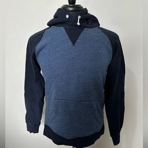 J Crew Baseball French Terry Hoodie size M